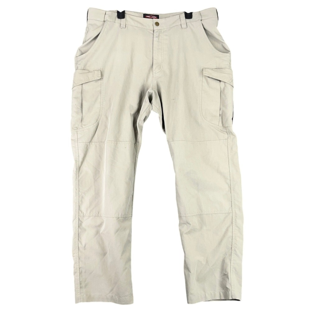 Tru-Spec Tactical Cargo Pants Mens 40x32 Ripstop Pocket Reinforced Elastic Waist